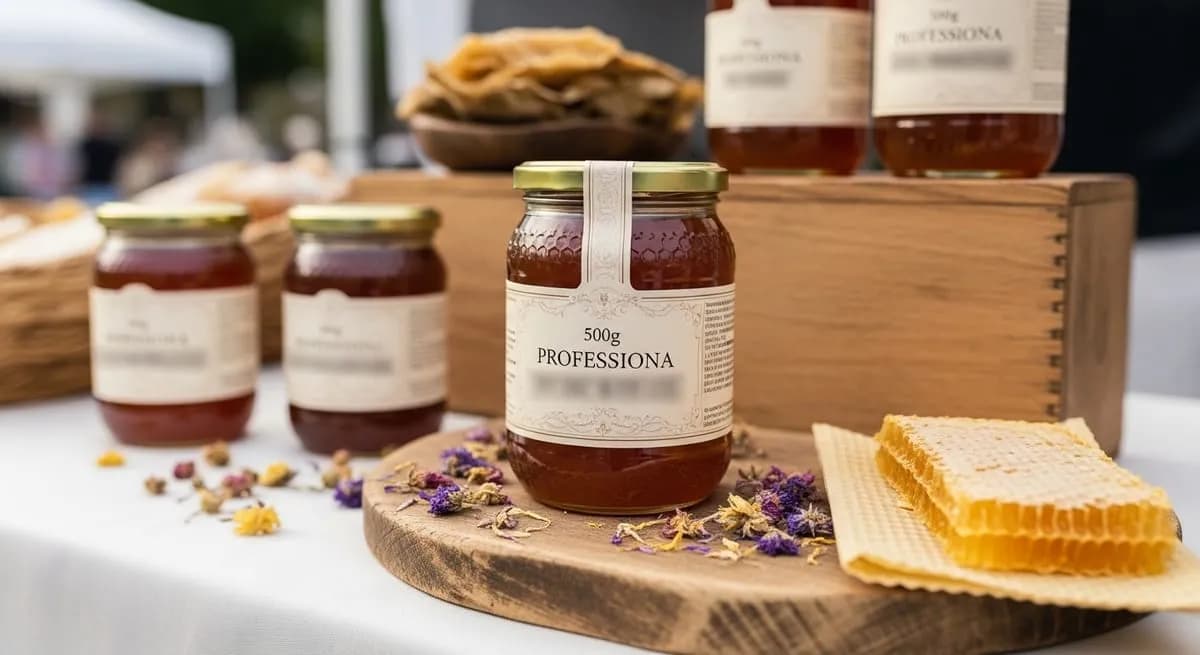 QR Code on the Honey Jar