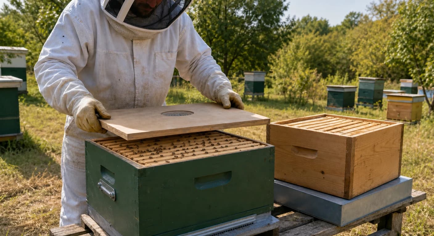 1. Insert Bee Escape Board