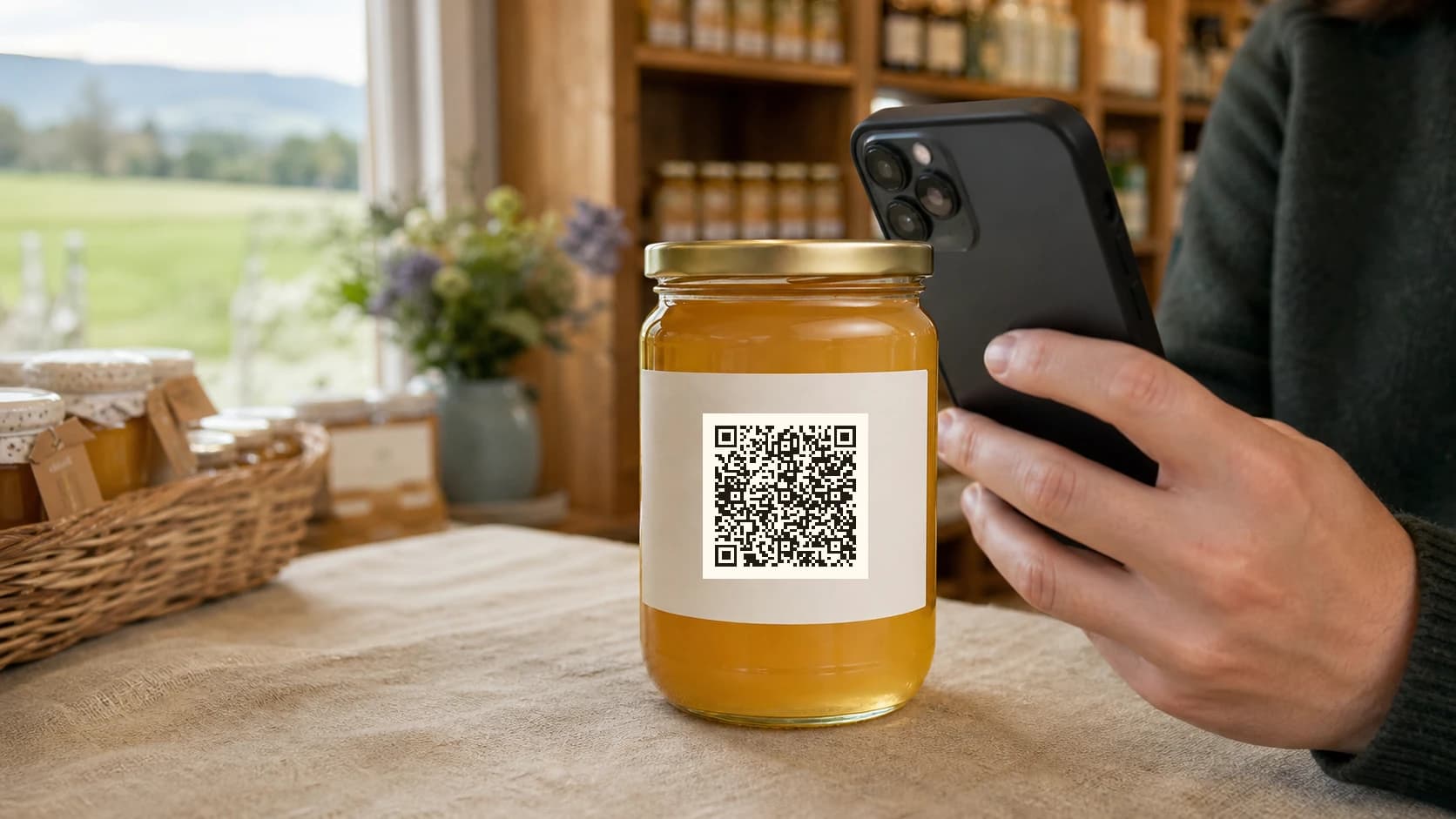 QR-Code auf dem Honigglas: So geht modernes Honig-Marketing