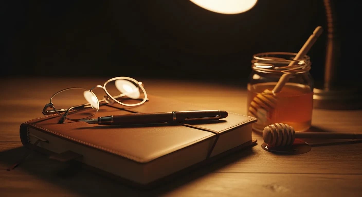 Beekeeper documenting hive records