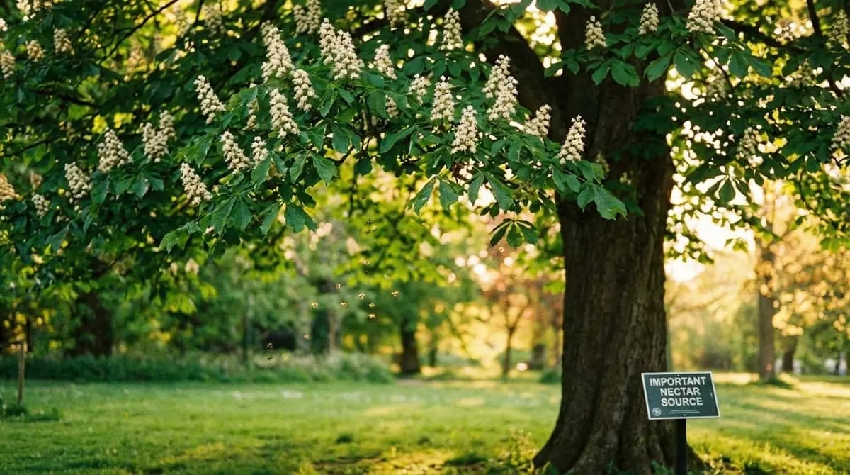 Sweet chestnut blossoms